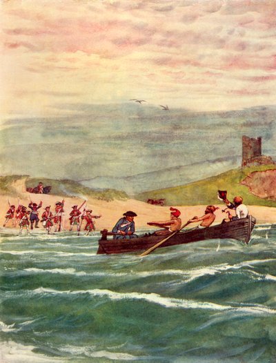Prins Charlie (färglitografi) av George 9th Earl of Carlisle Howard