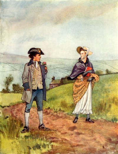Sally Gray (färglitografi) av George 9th Earl of Carlisle Howard