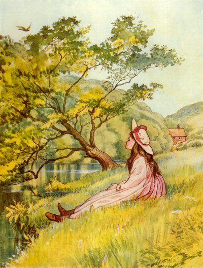 Sumer är icumen in (färglitografi) av George 9th Earl of Carlisle Howard