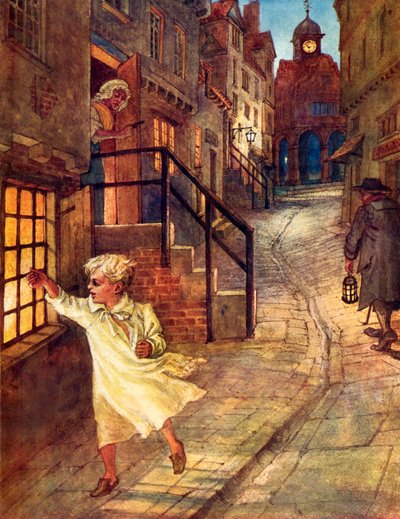 Wee Willie Winkie (färglitografi) av George 9th Earl of Carlisle Howard