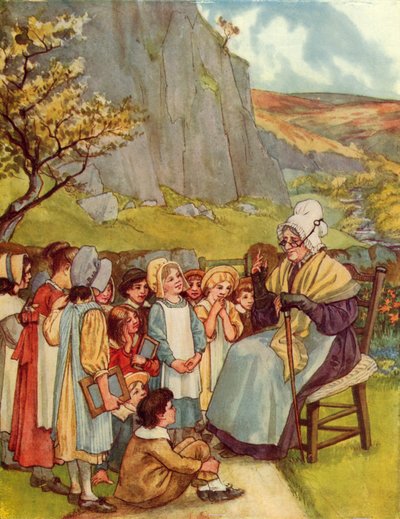 "När hela världen är ung, Lad" (färglitografi) av George 9th Earl of Carlisle Howard