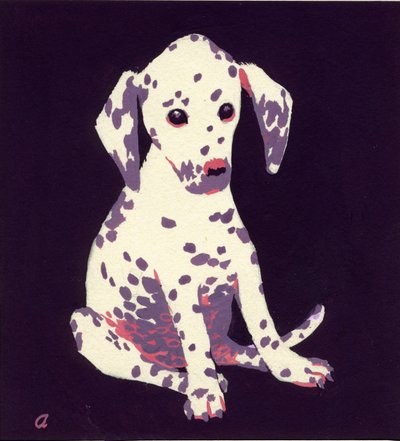 Dalmatisk valp, 1950-tal av George Adamson