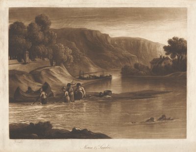 Meuse och Sambre, från Sambreporten av George Arnald