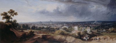 Paris sett från Montmartres höjder av George Arnald