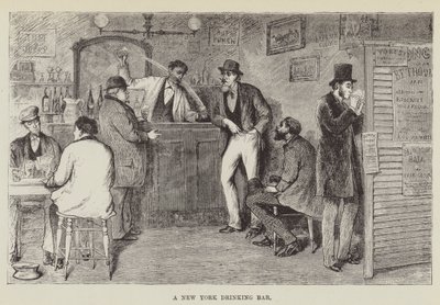 En drinkbar i New York av George Augustus Sala