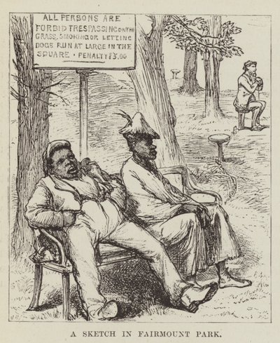 En skiss i Fairmount Park av George Augustus Sala