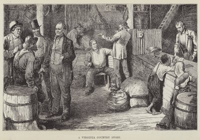 En Virginia Country Store av George Augustus Sala