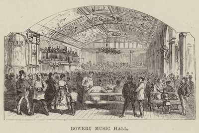 Bowery Music Hall av George Augustus Sala
