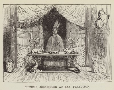 Kinesiska Joss-House i San Francisco av George Augustus Sala