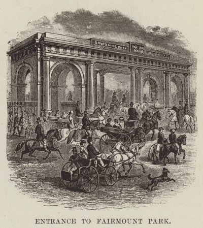 Ingång till Fairmount Park av George Augustus Sala