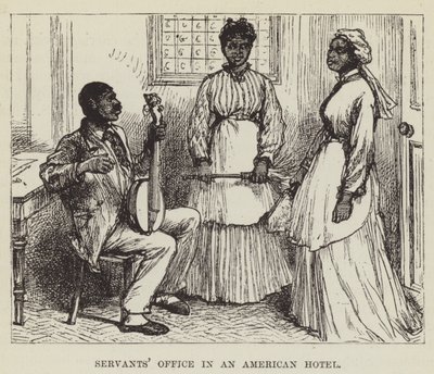 Servants Office i ett amerikanskt hotell av George Augustus Sala