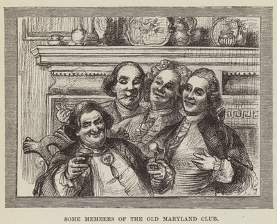 Några medlemmar i Old Maryland Club av George Augustus Sala