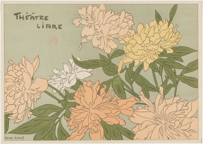 "Myrane" och "Les Chapons" (Program för fri teater) av George Auriol