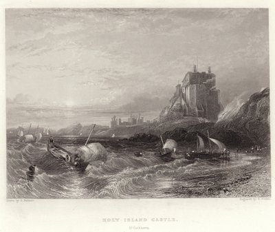 Holy Island Castle, St Cuthberts av George Balmer