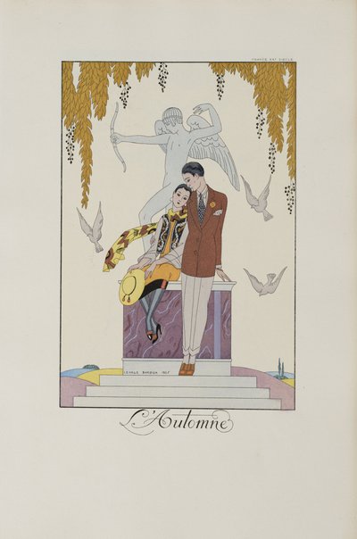 krusiduller och krusiduller: hösten 1925. av George Barbier