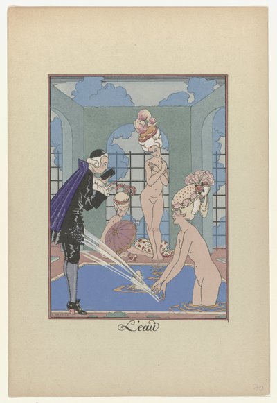 Månadernas krans, 1917-1920: Vatten av George Barbier