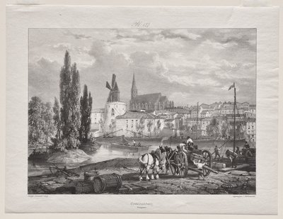 Pittoreska och romantiska resor i det antika Frankrike (Languedoc II, del I): Castelnaudary av George Barnard