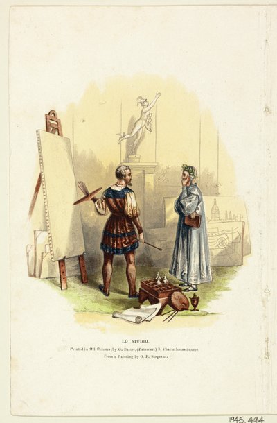 Ateljén av George Baxter