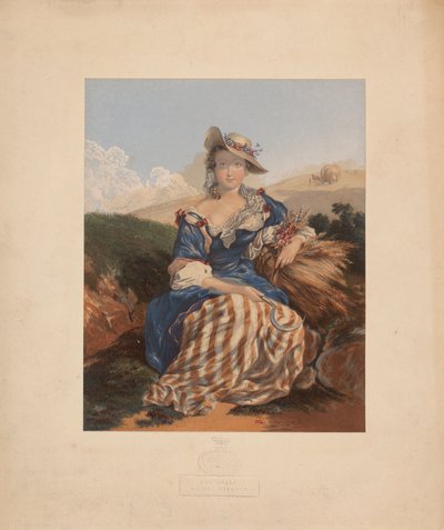 Belle of the Village av George Baxter