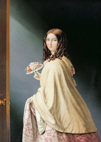 Brudtärnan (färgad gravyr) av George Baxter