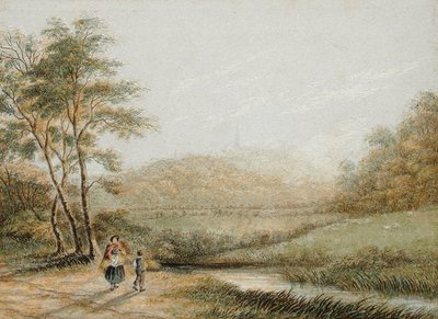 Utsikt från Harrow-on-the-Hill av George Baxter