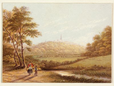 Utsikt från Harrow-on-the-Hill av George Baxter