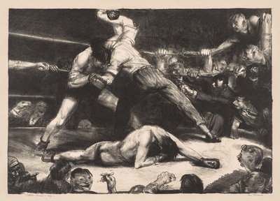 En knockout av George Bellows