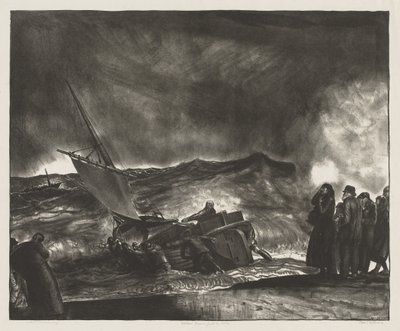 Allan Donn ger sig ut till havs av George Bellows