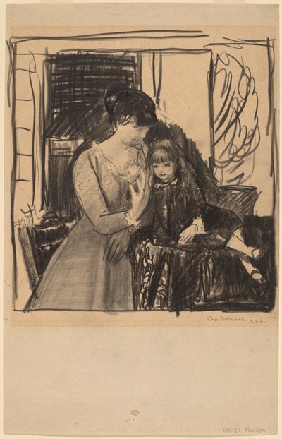 Anne och hennes mamma av George Bellows