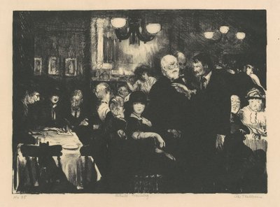 Konstnärskväll av George Bellows