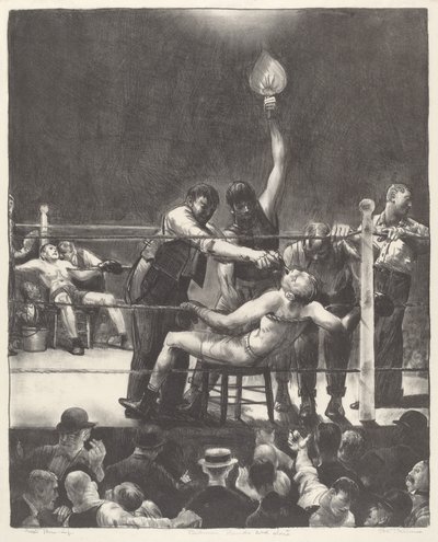 Mellan varven, liten, andra sten av George Bellows
