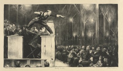Billy Sunday av George Bellows