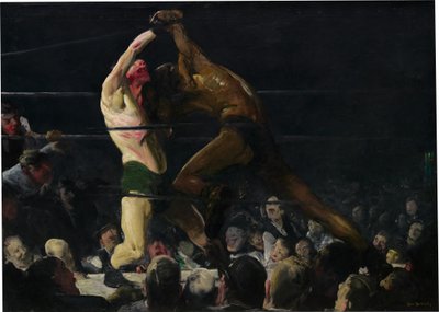 Båda medlemmarna i denna klubb av George Bellows
