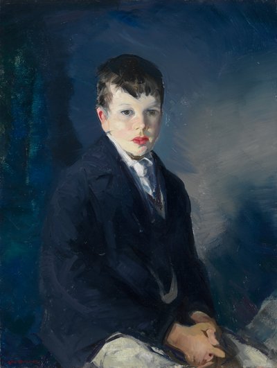 Pojken i den blå kappan av George Bellows