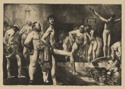 Bad för affärsmän av George Bellows