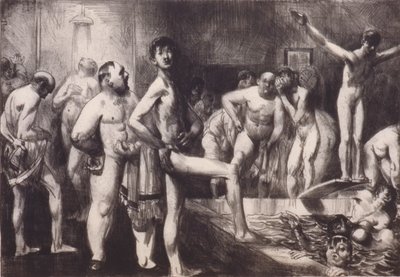 Affärsmännens bad av George Bellows