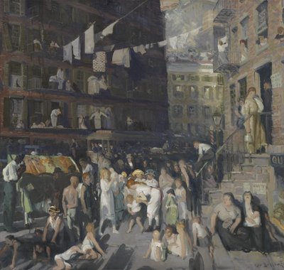 Klippinvånare av George Bellows