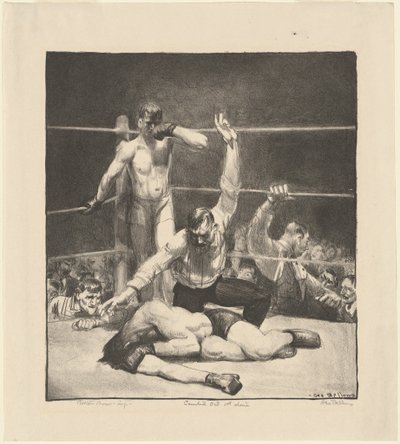 ”Counted Out”, första stenen av George Bellows