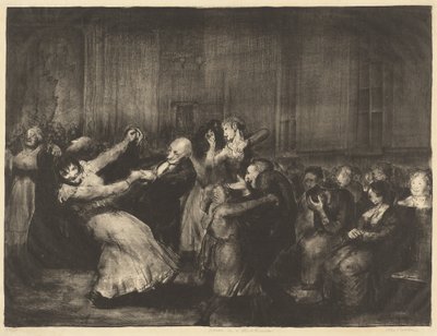 Dansa i ett galningshus av George Bellows