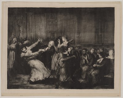 Dans på ett mentalsjukhus av George Bellows