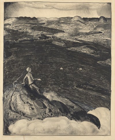 Dancing Town (The Top of the World) av George Bellows