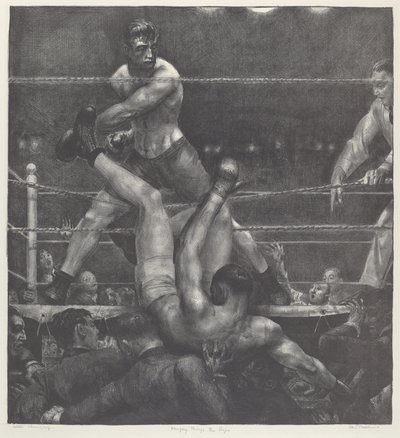 Dempsey genom repen av George Bellows