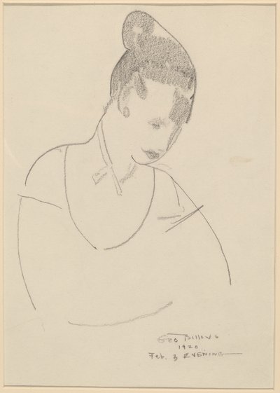 Elsie Speicher [verso] av George Bellows