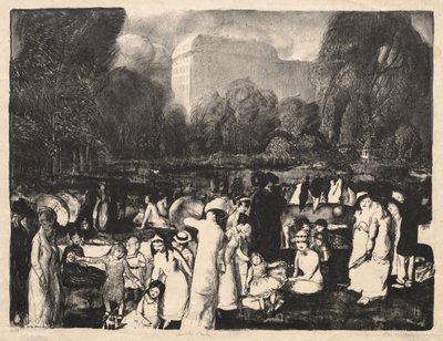 I parken, ljus av George Bellows
