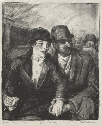 I tunnelbanan av George Bellows