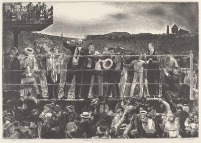 Presentation av Georges Carpentier av George Bellows