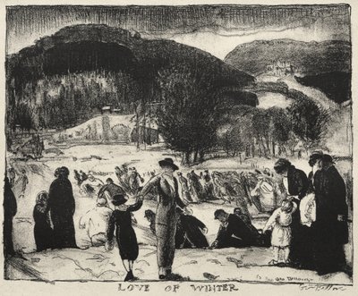 Kärlek till vintern, julen 1917 av George Bellows