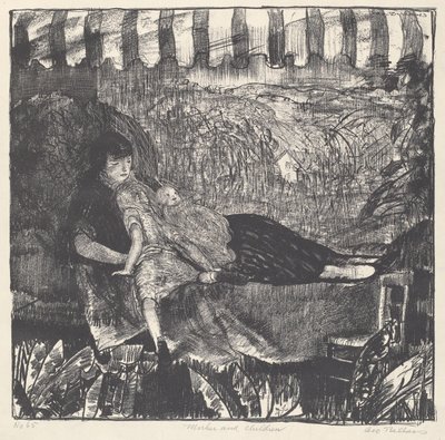 Mor och barn av George Bellows