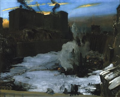 Utgrävningen vid Pennsylvania Station av George Bellows