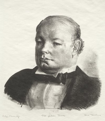 Porträtt av Julian Bowes av George Bellows